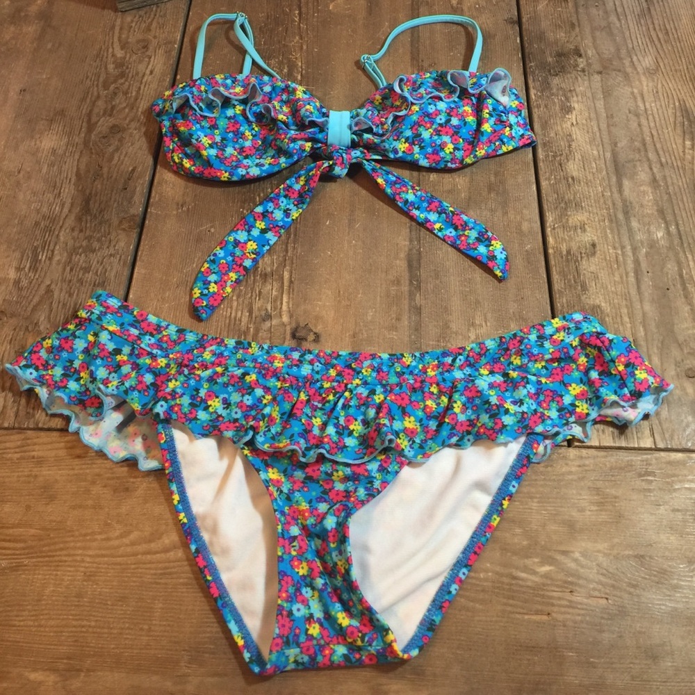 Hobie Blue Floral Bikini